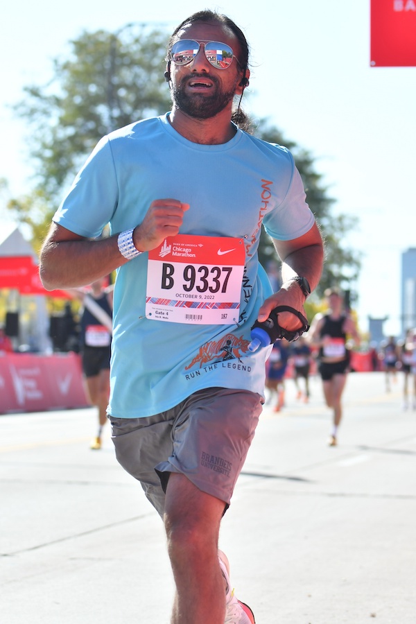 26 miles into the Chicago Marathon